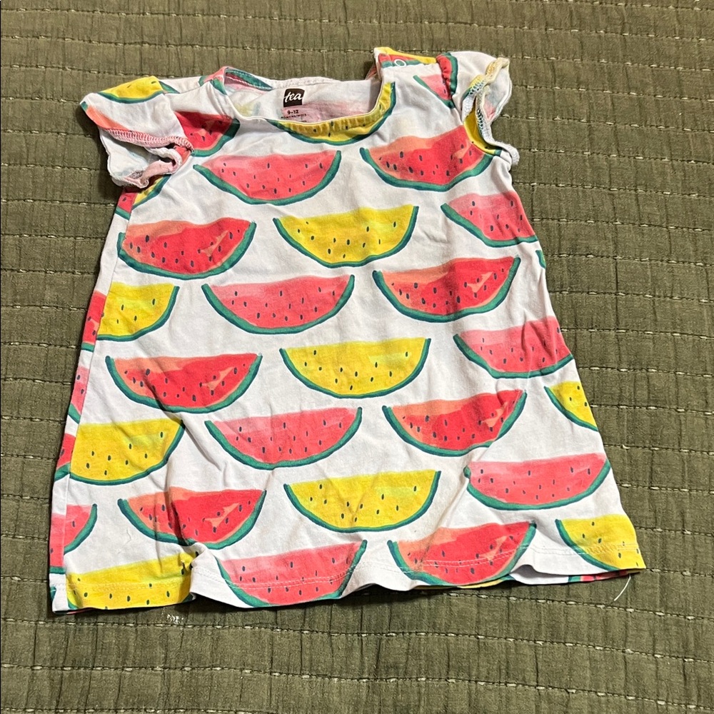 Colorful Watermelon Print Dress